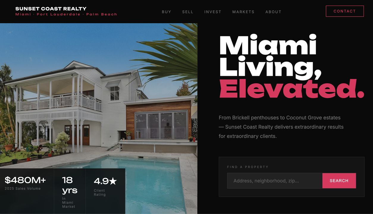 Sunset Coast Realty Miami - Luxury Real Estate